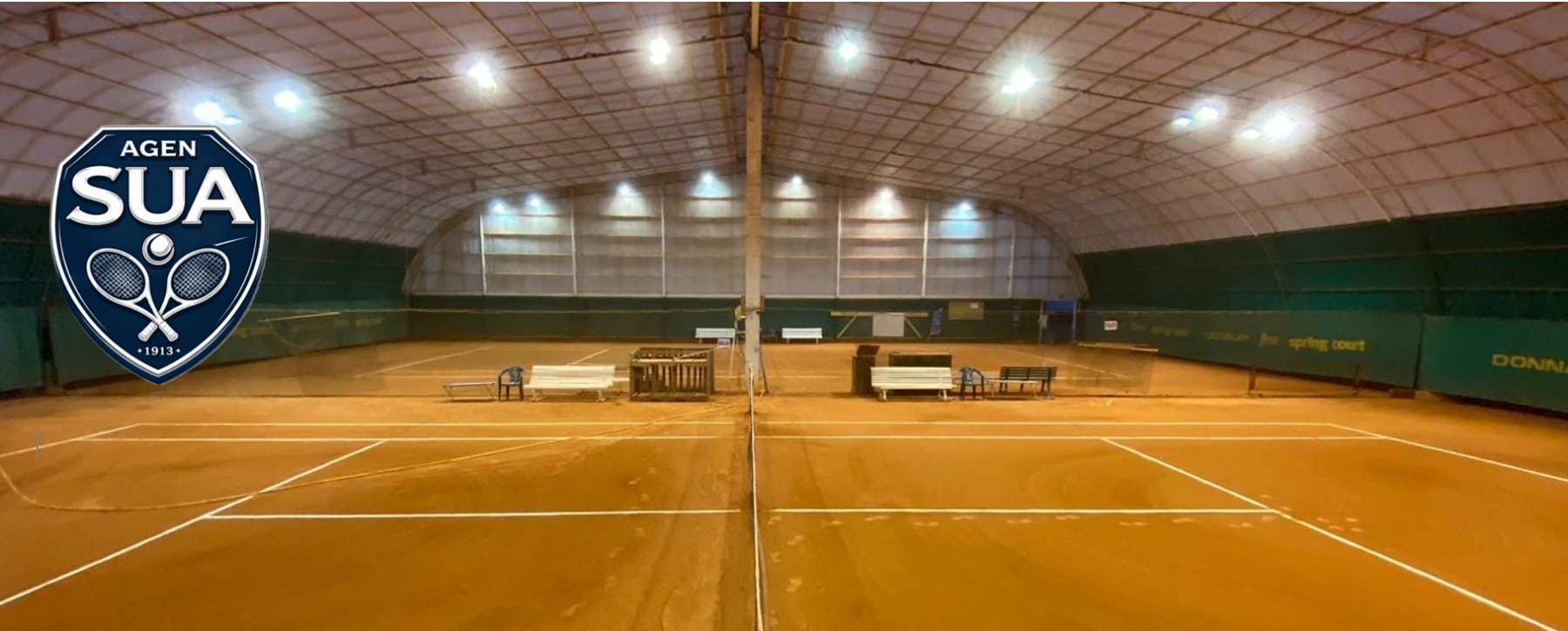 Jouer au tennis toute l'année à 5 minutes du centre-ville d'Agen ! 